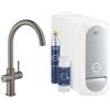 Grohe Blue Home Starter kit 31 455 AL1 Miscelatore cucina multifunzione con sistema filtrante dell'acqua finitura Antracite - Grigio antracite spazzolato - 31455AL1