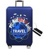 MosaiRudo Spessore Elastico Coperture per Valigie Applicare alla 18 ''-32 ''Valigie, Viaggio Luggage Trolley Case Suitcase Luggage Cover Protector (C2299A, XL)