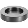 QUARKZMAN Stampo in Grasso di Grafite 45x10mm, Stampo A Crogiolo Rotondo per Fondere Oro Argento Rame Ottone Alluminio, Fusione, Raffinazione