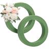 XRVRILE Spugna Floreale Rotonda 20 cm per Fiori, Corona Spugna Floreale per Composizioni Floreali, Spugna Floreale per Fiori Freschi, Spugna Floreale Fai da Te Fiorista Decorazioni Matrimonio Natale Tavola
