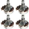 FLEOR Potenziometro conico audio A250K per controllo del volume della chitarra, diametro 24 mm, lunghezza 18 mm, 4 pezzi