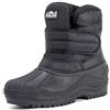 Polar Uomo Nylon La Neve Escursioni Termico All'Aperto Tracolla Stabile Letamer Stivali - Nero - UK9/EU43 - YC0424