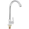 Topincn Lavello Da Cucina Rubinetto Alto Rubinetto Verticale Singolo Rubinetto Acqua Fredda G1 2In Rubinetto In Lega di Zinco Senza Tubo Per Uso Domestico