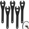 Xinxinphi 5Pz Set Chiavi Coniche Bicicletta, Chiave Cono Bici 13/14/15/16/17 mm, Chiavi Ciclismo Acciaio Carbonio Multifunzione, Strumento Riparazione Biciclette per Mozzo Ruota Dado Assale Installare Rimozione