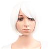 MapofBeauty 30cm/ 12 Pollice Corto Lisci Donna Lisci Parrucche (Bianco)