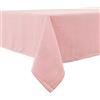 BALCONY & FALCON Tovaglia in rosa baby 140 x 240 cm, idrorepellente, con effetto lino | Rettangolare, senza stiratura, lavabile, ristorante, cucina, tavolo, festa, esterno, Natale, Capodanno, caffè, giardino