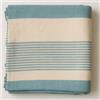 SACAR Telo Mare Fouta Matrimoniale 210x240 cm - 100% Cotone Assorbente e Leggero - Ideale per Spiaggia, Piscina, Fiume, Campeggio e Casa (LIGHT BLUE)