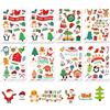 BROMMAT Adesivi Natalizi, 16 Fogli Adesivi Natale per Pacchetti, Stickers Natale Decorazioni Natalizie per Scrapbooking, Diario, Calendario, Foto Album, Biglietti d'Auguri, Libri, Bottiglia, Vasetti