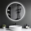 Archaluxe Specchio Bagno Rotondo LED: Specchio Tondo Retroilluminato - Specchio Bagno con Luce 50cm, 3 Colori Luce, Dimmerabile, IP44 Vetro di Sicurezza Infrangibile