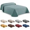 EasyCosy Copriletto Matrimoniale 250x260 Trapuntino Rombi Acquamarine