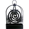 Olakin Porta Bobina per Zanzare, Supporto per Bobina di Zanzara in Acciaio Inossidabile, retrò Supporto a Spirale per Ufficio, Camera da Letto, Campeggio, Esterno (Nero)