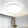 EASY EAGLE Plafoniera LED Soffitto 40CM: Pannello Lampada da Soffitto 4000K, Lampadario LED Soffitto Moderna per Camera da Letto, Soggiorno, Cucina, Bagno, Garage, 48W