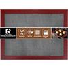 KitchenRaku Confezione da tappetini da forno in silicone, tappetino silicone cucina (1 Foglio Nero, 30x40cm)