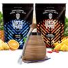 Cebador Set Verde Mate (2x500g) 1kg - Due confezioni di yerba mate brasiliana, Mas IQ e Frutos Tropicales, Calabash, bombilla e accessori