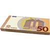 Scratch Lover Scratch Cash Euro - 100 Banconote Finte da 50€, Fac-Simile Euro, Dimensioni Reali