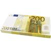 Scratch Lover Scratch Cash Dimensioni Aumentate al 125%, Banconote Finte 100 x 200 Euro, Fac-Simile Euro