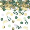 GoldRock Coriandoli Happy Birthday - Oro verde - Decorazione da tavolo - Per donna e uomo - Compleanno