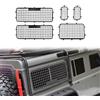 INJORA RC Finestre Rete Rete Protettiva Metallica RC Window Mesh Window Net per 1/10 RC Crawler Traxxas TRX4