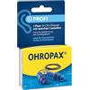 OHROPAX Tappi per le orecchie professionali - Protezione dell'udito con lamelle morbide - Livello di isolamento acustico SNR 29 dB - Protezione dal rumore in caso di brevi effetti sonori come fai da