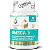 Colours Of Life Omega-3 da olio di pesce, EPA e DHA da olio di pesce purificato, da pesca sostenibile MSC, per la normale funzione cardiaca, antiossidante, 45 softgel Colours of Life