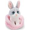 NICI Peluche Coniglio 12 cm nel Cestino - Morbido e Tenero, Idea Regalo | 63324