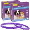 Omnikryp 2 Pezzi Collare Calmante per Cani, Collare Calmante per Gatti, Collari per Cani Antistress 60 Giorni, Regolabile, Lenisce L'irritabilità e Lo Stress, Impermeabile (62cm, 38cm)