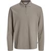 JJ REBEL Jrebdex - Polo con Zip LS, Anacardi arrostiti, L