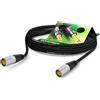 Sommer Cable Cavo di rete SC-Mercator CAT.7 PUR, 8 x 0,14 mm² | RJ45 / RJ45, NEUTRIK® | 2,00m | nero