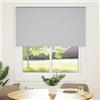 vidaXL Tenda a rullo oscurante grigio chiaro 135x175cm larghezza del tessuto 131,6cm
