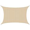 AMANKA Tenda da Sole UV - 3x2 m HDPE Rettangolare Telo di Protezione Solare Balcone Giardino Beige