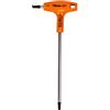 BETA - Chiave a Brugola con Impugnatura a T Professionale 4 mm, Maschio Esagonale Piegato Cromato ad Alta Coppia, Impugnatura Ergonomica per Spazi Ristretti, 96T 4
