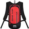 Outplea Zaino da ciclismo ultraleggero da uomo, 10 l, piccolo zaino per mountain bike, MTB, zaino da trekking, per ciclismo, sci, corsa, rosso