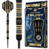 WINMAU Michael Van Gerwyn MvG Trilogy 21.5 Gram Professional Steeltip Freccette in Tungsteno Set con Alette e Steli (Shafts)