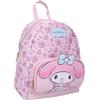 mybagstory Zaino per bambini My Melody | Zaino per bambini per scuola materna ragazza rosa | similpelle PU impermeabile | Dimensioni 21 x 8 x 27 cm | Idea regalo 3 anni scuola e tempo libero