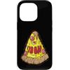 pizza Italy cheese salami pizzeria food Custodia per iPhone 13 Pro Fetta di pizza con formaggio Eye Fast Food