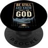 Bible Christian Faith Scripture Verse Ap La fede cristiana conosce Dio Salmo 46:10 PopSockets PopGrip Adesivo