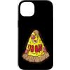 pizza Italy cheese salami pizzeria food Custodia per iPhone 14 Plus Fetta di pizza con formaggio Eye Fast Food