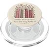 Bookish Reader | Vintage Aesthetic Book Amante dei libri che leggono libri floreali Bibliofilo Biblioteca PopSockets PopGrip per MagSafe