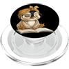 Teacher Student Reader Library Bookworm Ritratto grafico dell'amante degli animali della lettura del libro aperto del pinguino PopSockets PopGrip per MagSafe