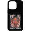 Japanese Aesthetic by Tokyo Waves Custodia per iPhone 13 Pro Yokai Oni Face Devil - Maschera per tatuaggi giapponesi