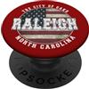 North Carolina born and pride Raleigh North Carolina, Vintage bandiera americana PopSockets PopGrip Adesivo