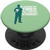 Future RN Studio Naturalmente sono stanco divertente infermieristica studente infermiera umorismo PopSockets PopGrip Adesivo