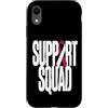 Throat Cancer Awareness Apparel Custodia per iPhone XR Support Squad - Nastro per sensibilizzazione contro il cancro alla gola