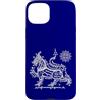 Thailandia Tatuaggio Yantra Custodia per iPhone 15 Plus Sak Yant Tatuaggio Singha Leone Yantra Thailandia Ki Lane