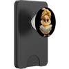 Bookworm Teacher Theme Library Reader Gr Bambino Pulcino Libro Aperto Lettura Uccello Grafico Rit PopSockets PopWallet per MagSafe