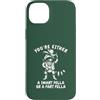 Funny Raccoon Sarcastic Humor Gag Joke C Custodia per iPhone 14 Plus Smart Fella O Scoreggia Vintage Divertente Raccoon Retrò 90s Gag