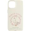 Poch Goose Summer Outfit and Clothes Custodia per iPhone 15 Portico Oca Divertente Oca Floreale Fiocco Animale Umorismo Pastello