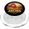 Utah Red Rock Landscape Designs Bellissimo tramonto al Parco Nazionale degli Arches PopSockets PopGrip per MagSafe