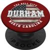 North Carolina born and pride Durham North Carolina, bandiera americana vintage PopSockets PopGrip Adesivo