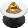 pizza Italy cheese salami pizzeria food Fetta di pizza con formaggio Eye Fast Food PopSockets PopGrip Adesivo